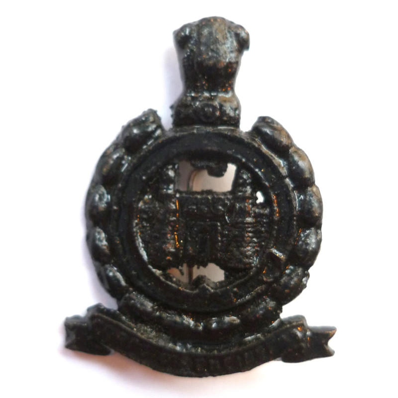 Indian Army Corps of Engineers Cap Badge Post 1947