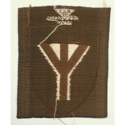 WW2 German RAD Medical "Life Rune" Bevo Sleeve Badge
