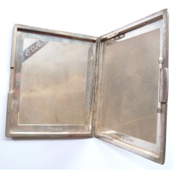 First Aid Nursing Yeomanry Corps Silver Cigarette Case 1936