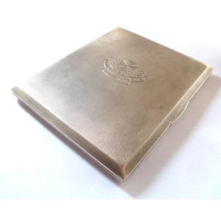 First Aid Nursing Yeomanry Corps Silver Cigarette Case 1936