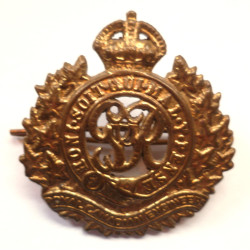 WW2 Royal Canadian Engineers Cap Badge George VI