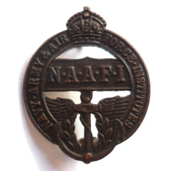 WWII Navy, Army & Air Force Institutes (N.A.A.F.I.) Collar Badge