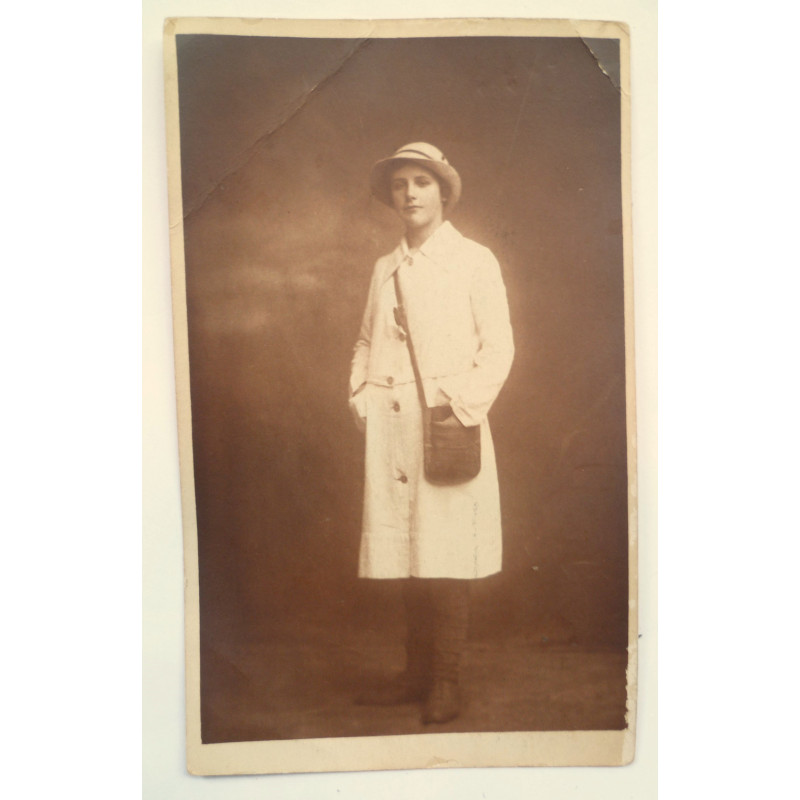 WW1 Female Nurse Photo - Postcard