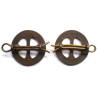 Pair of Women's Transport Service FANY Collar Badges