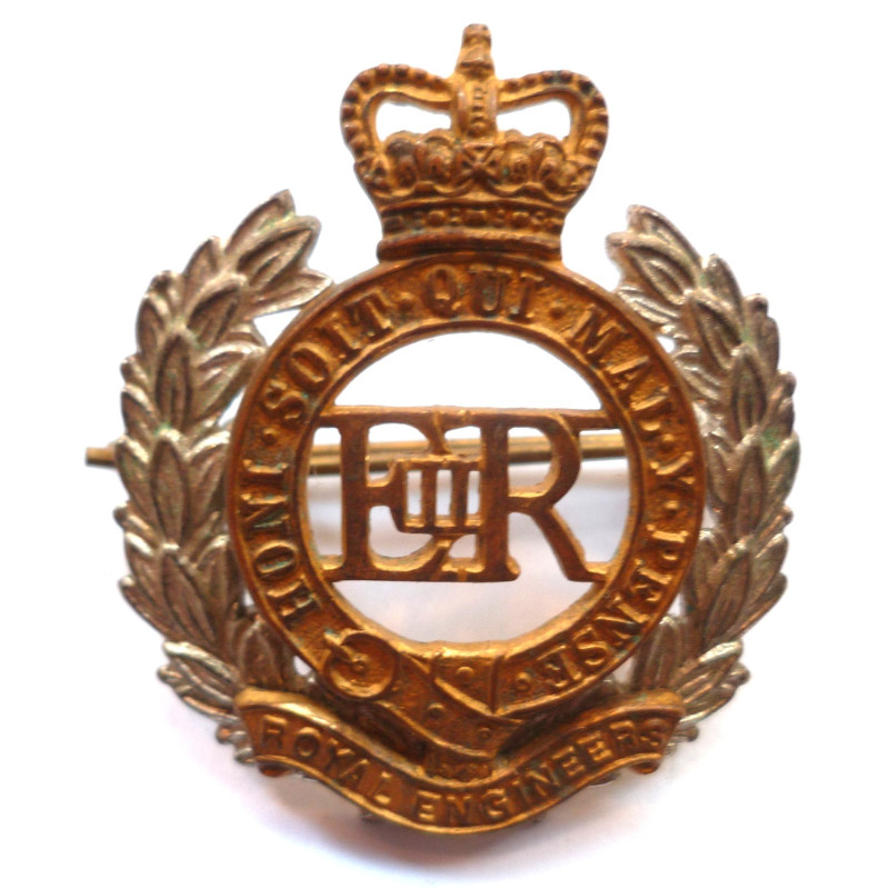 Royal Engineers Officers Cap Badges ERII