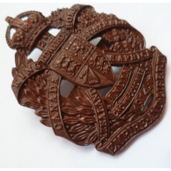 2nd King Edward's Horse Officers Bronze Cap Badge