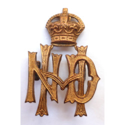North Devon Hussars Yeomanry Gilded Cap Badge
