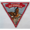 United States Naval Air Facility N.A.F. Sigonella Cloth Patch Badge 1960s
