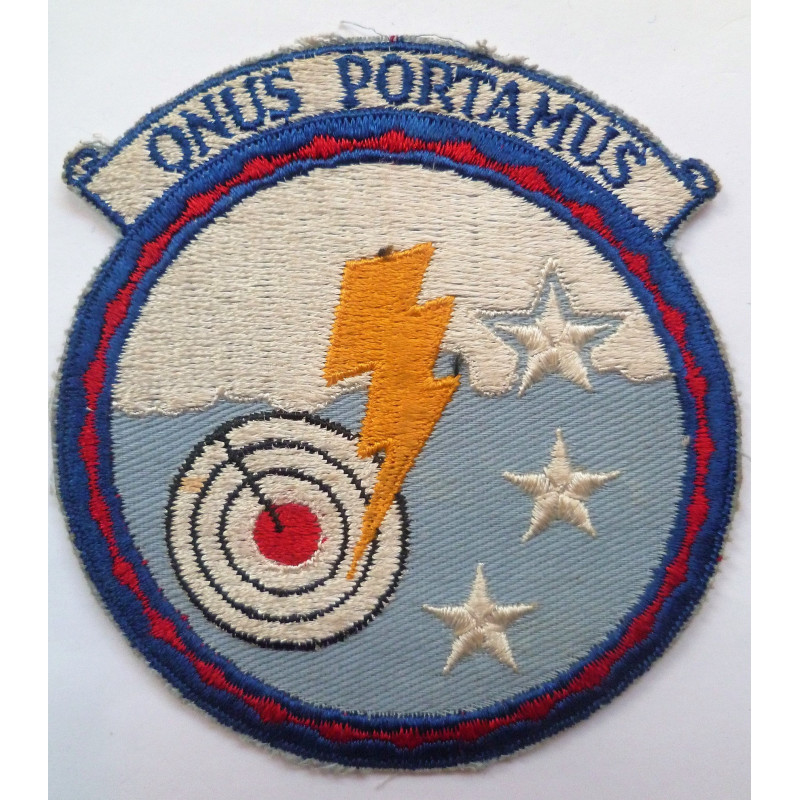 United States Naval Air Facility Cloth Patch Badge 1960s