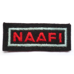 WWII Navy, Army & Air Force Institutes N.A.A.F.I Cloth Title