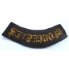 Gloucester Civil Defence  embroidered Curved Chest Title