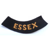 Essex Civil Defence  embroidered Curved Chest Title