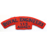 Royal Engineers 113 Assault Regiment Shoulder Title
