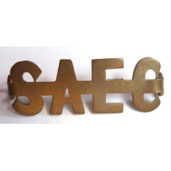 South African Engineer Corps Shoulder Title SAEC