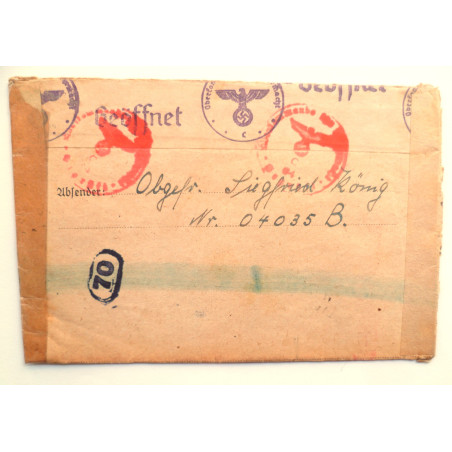 German 1943 Russian Front Field Post Letter