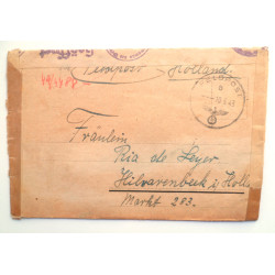 German 1943 Russian Front Field Post Letter