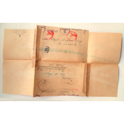 German 1943 Russian Front Field Post Letter