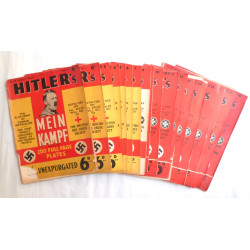 1939 British Red Cross Mein Kampf Complete Set of 18 Issues