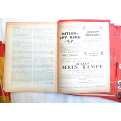 1939 British Red Cross Mein Kampf Complete Set of 18 Issues