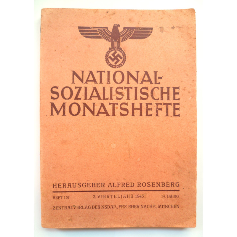 Nationalsozialistche Monatshefte National Socialist Monthly