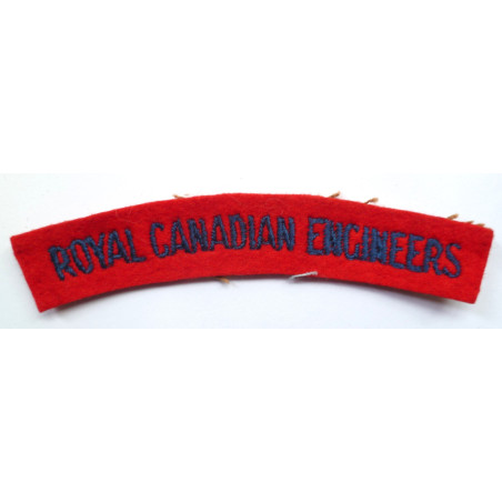 Royal Canadian Engineer Cloth Shoulder Title