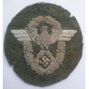WWII German Police Schutzpolizei Officers Bullion Sleeve Eagle Badge