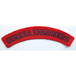 Gurkha Engineers Cloth Shoulder Title