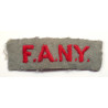 F.A.N.Y. First Aid Nursing Yeomanry Cloth Badge