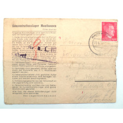 1940's Mauthausen Concentration Camp Inmates Correspondence