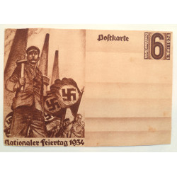 German Postcard National Holiday 1934