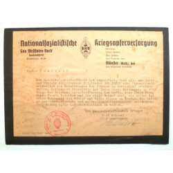 German Old Comrades Association Document