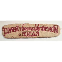 Women's Transport Service F.A.N.Y. Shoulder Title