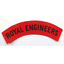 WW2 Royal Engineers Printed Cloth Shoulder