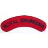 Royal Engineers Cloth Shoulder Badge Embroidered