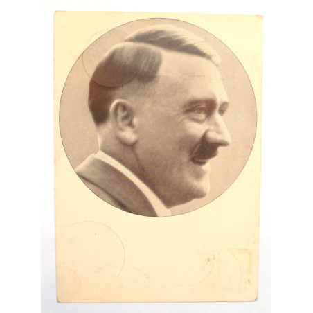 The Fuhrer, Adolf Hitler "Men of the Time" Postcard