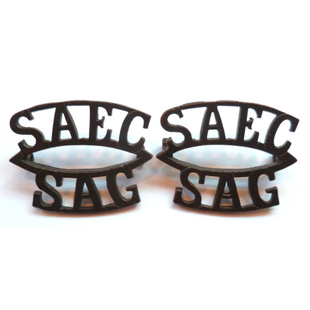 Path South African Engineer Corps Shoulder Title SAEC