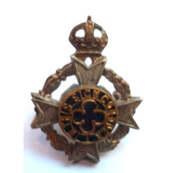Royal Army Chaplains Department Collar Badge, Kings Crown