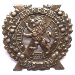 14th Battalion London Scottish Cap Badge