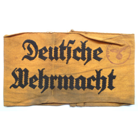 WW2 Deutsche Wehrmacht Armband With Stamp Third Reich