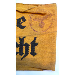 WW2 Deutsche Wehrmacht Armband With Stamp Third Reich