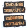 WW2 Civil Defence Cloth Shoulder Titles Intelligence & Operations