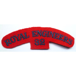 32 Royal Engineers Shoulder Title