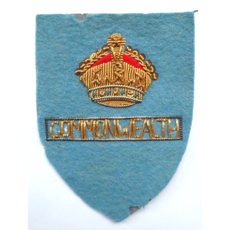 Korean War 1st Commonwealth Division Bullion Formation Sign Korean War 1st Commonwealth Division Bullion Formation Sign