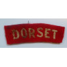 Dorset Regiment Cloth Shoulder Title