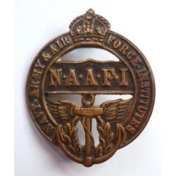 WW2 Navy, Army & Air Force Institutes (N.A.A.F.I.) Collar Badge