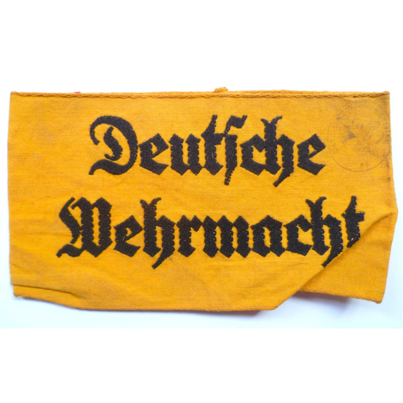 WW2 Deutsche Wehrmacht Armband With Stamp Third Reich WWII