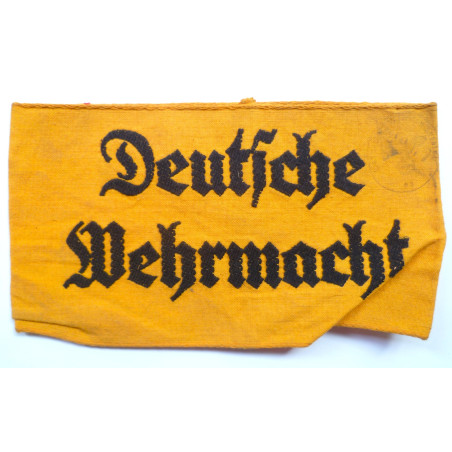 WW2 Deutsche Wehrmacht Armband With Stamp Third Reich WWII