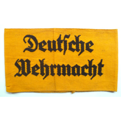 WW2 Deutsche Wehrmacht German Armband With Stamp Third Reich WWII