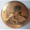 WW2 United States Infantry S Company Collar Disc Type III Screw Back