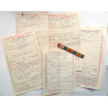 5 WW1 Documents to John Wallman !914 star, Victory and War Medal Recipient